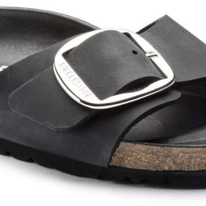 Birkenstock Madrid Big Buckle Leather| Black | Narrow – Women’s